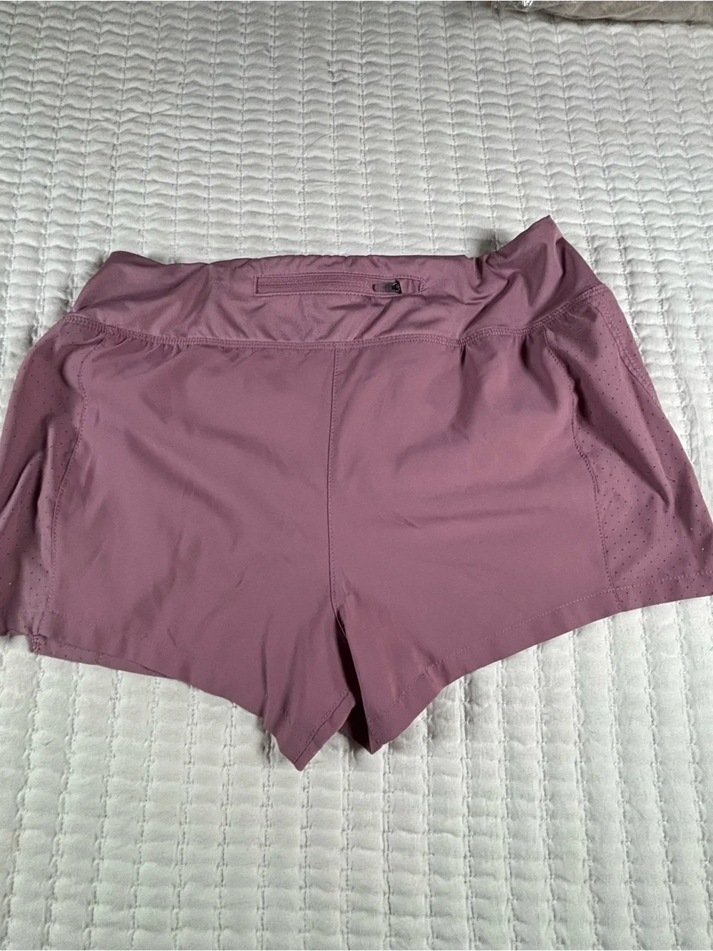 Nike Dri-FIT Pink Running Shorts Size Small Lined Athletic Workout Gym Walking - Picture 12 of 13